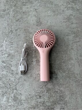 Portable Handheld USB Fan - Pink